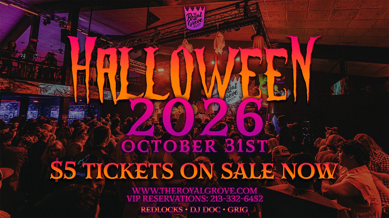 Halloween 2026 at The Royal Grove Tickets at The Royal Grove in