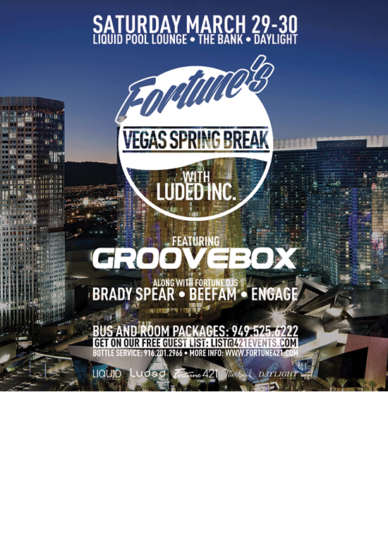 Fortune's Vegas Spring Break with Luded Tickets at Liquid Pool Lounge