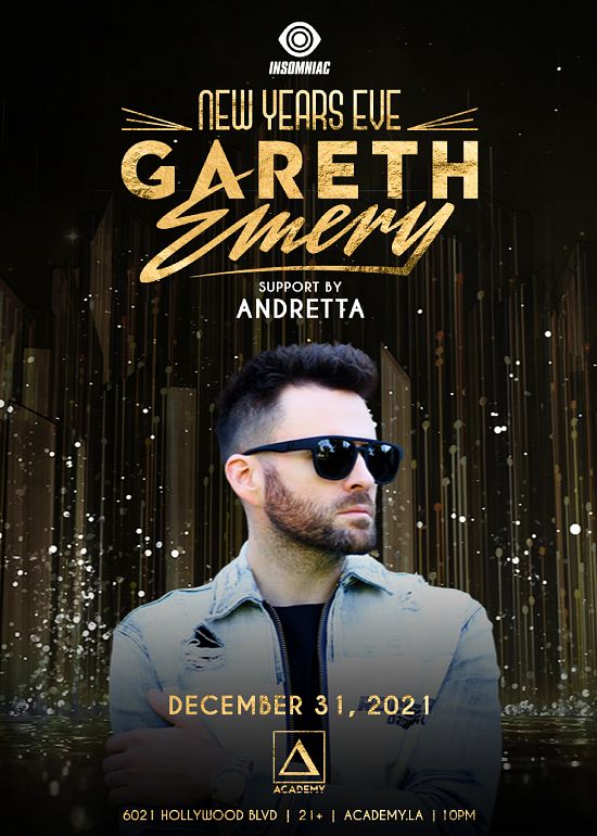 Gareth Emery Tickets at Academy in Los Angeles by Academy Tixr