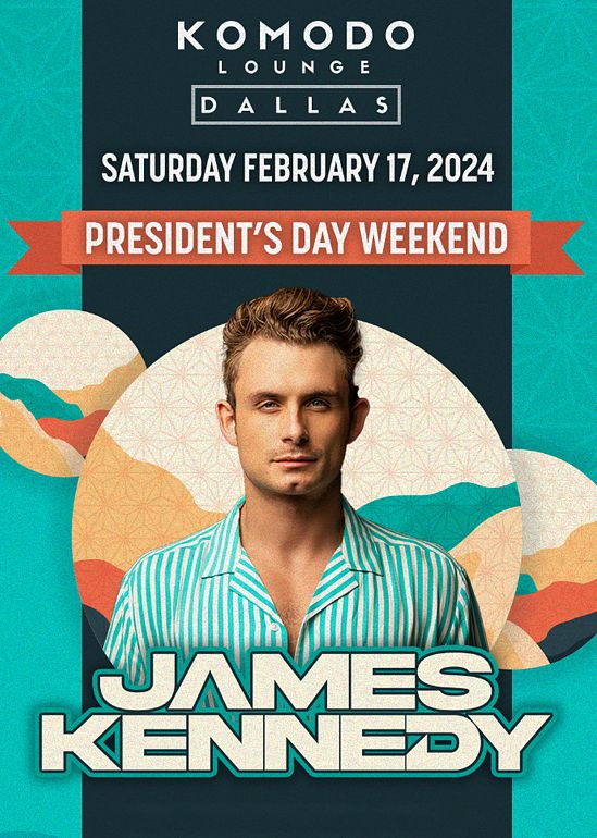 James Kennedy Tickets at Komodo Lounge in Dallas by Komodo Dallas Tixr