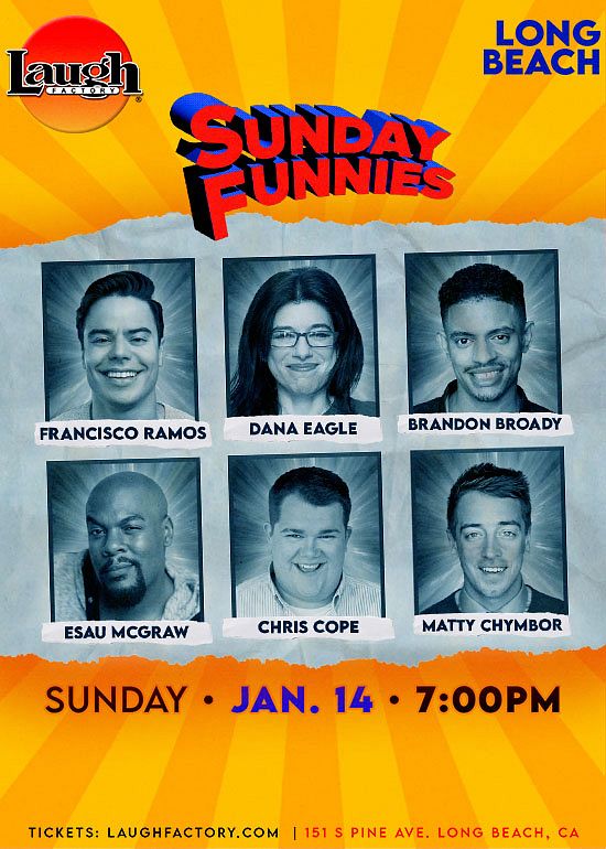 Sunday Funnies Tickets At Laugh Factory Long Beach In Long Beach By sunday-funnies-tickets-at-laugh-factory-long-beach-in-long-beach-by