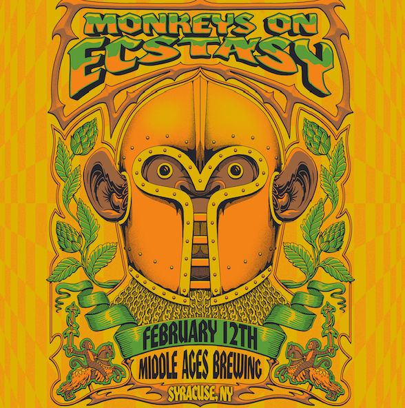 Monkeys on Ecstasy Tickets at Middle Ages Brewing Company in