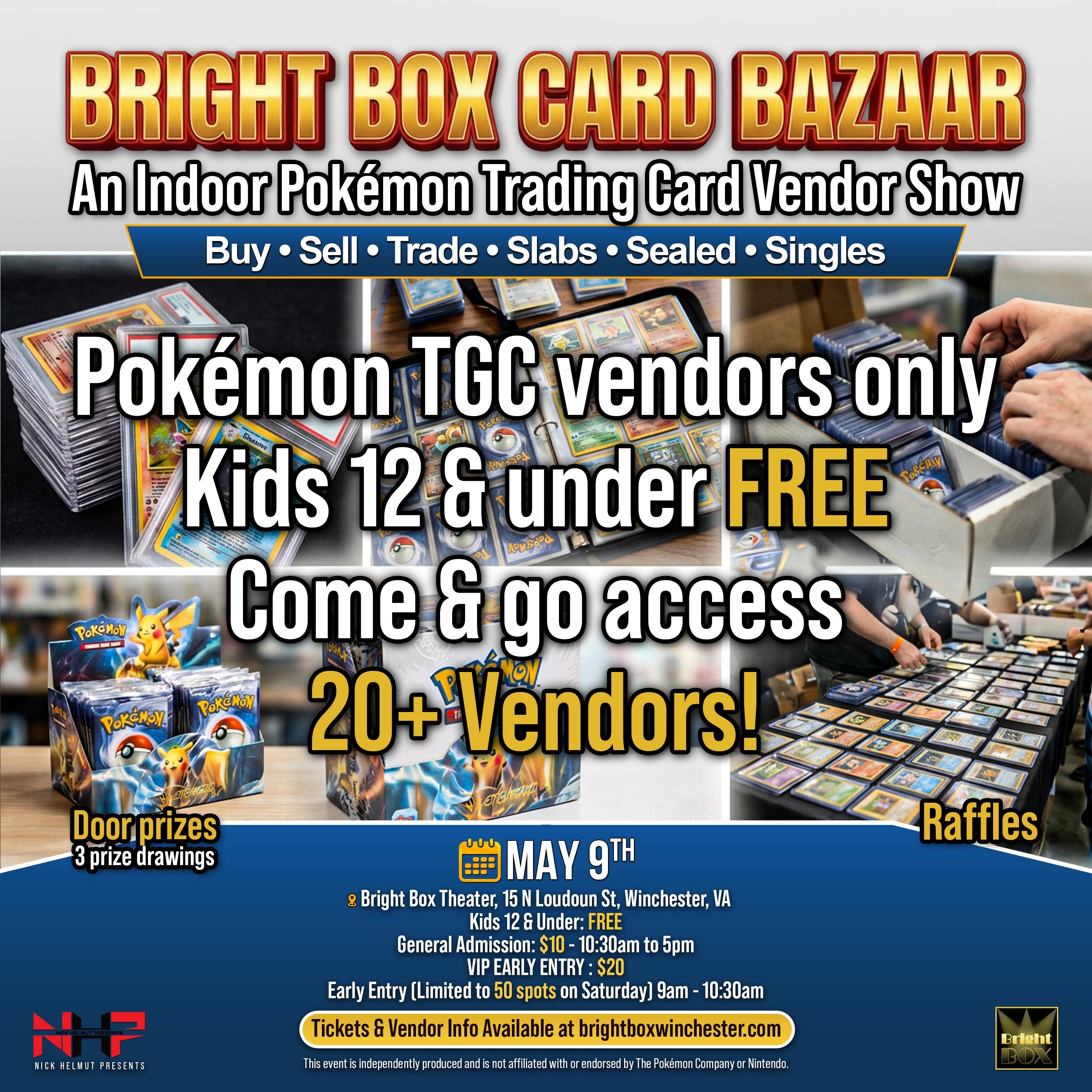 pokemon card event TCG Mid-Year Celebration (June 16, 2026 Bright Box Card Bazaar: An