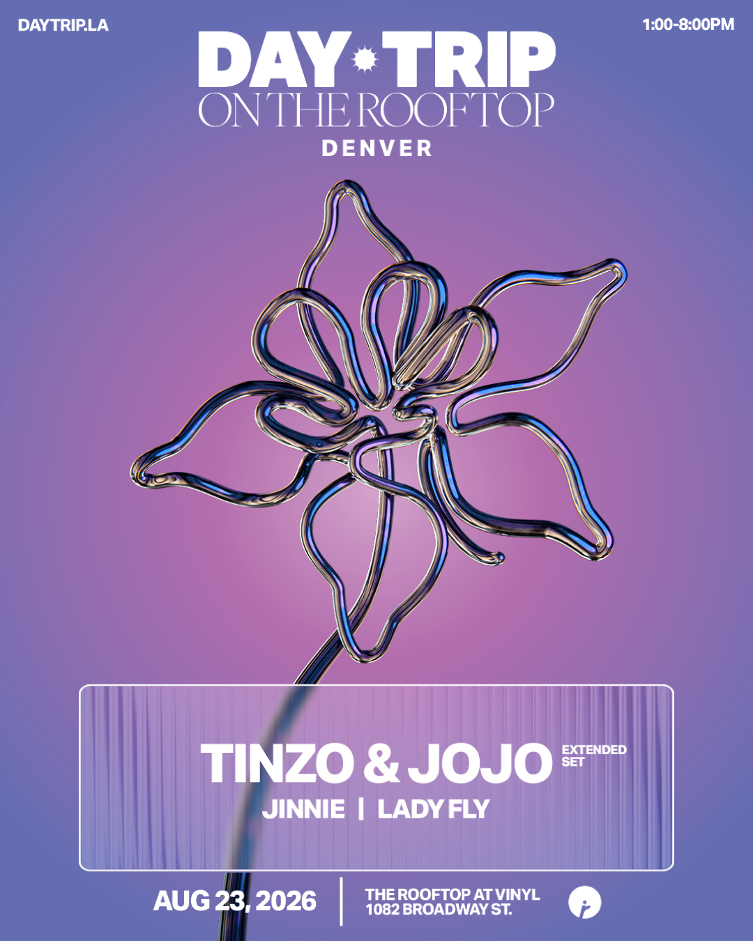 TINZO & JOJO, JINNIE, LADY FLY Tickets at Club Vinyl in Denver by