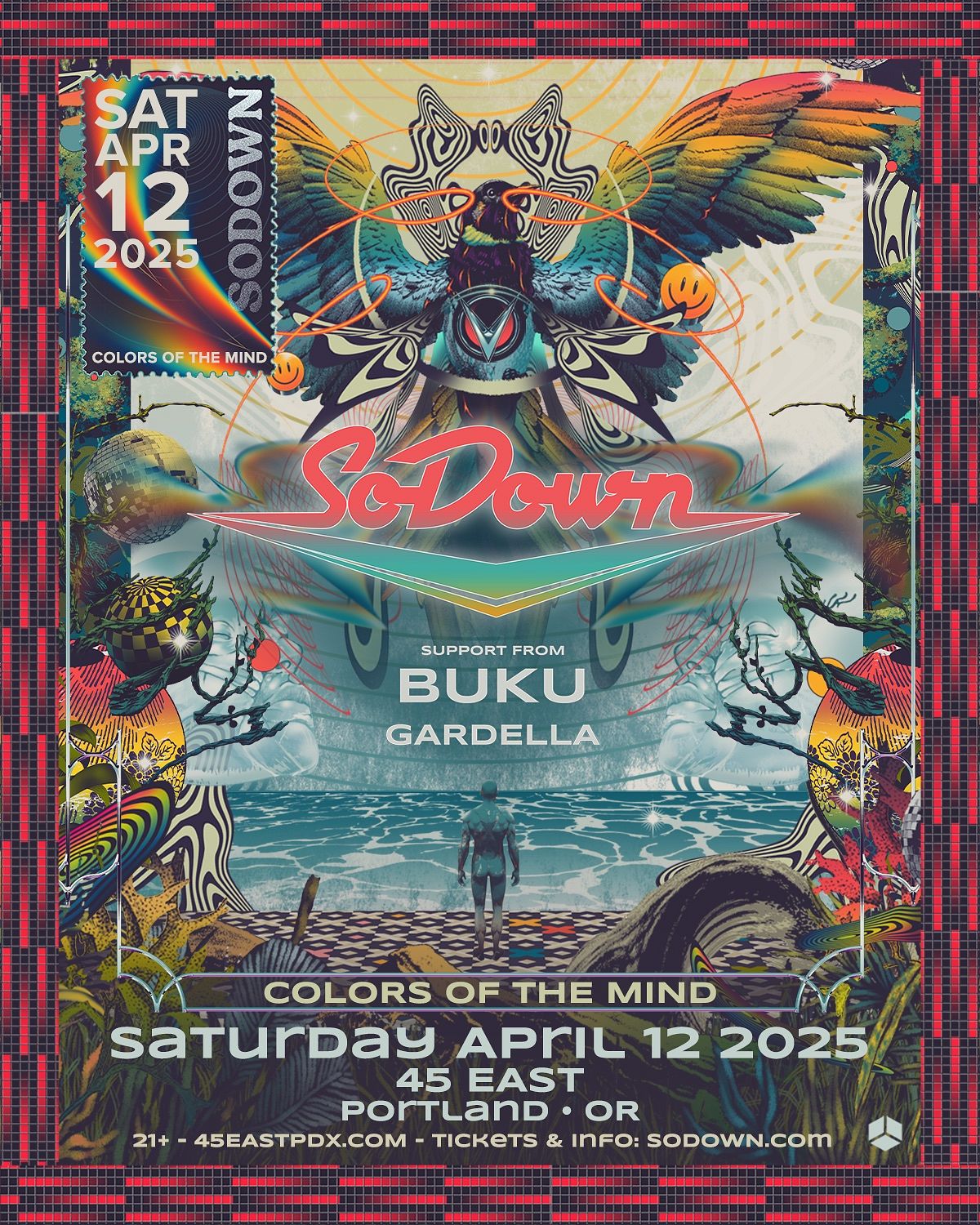 SoDown - Colors Of The Mind Tour Tickets at 45 East in Portland by