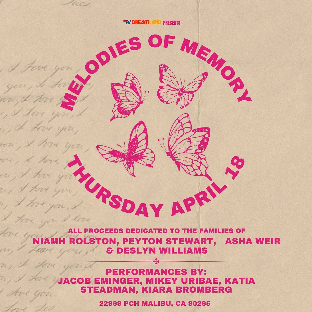 Melodies Of Memory Tickets At Aviator Nation Dreamland In Malibu By ...