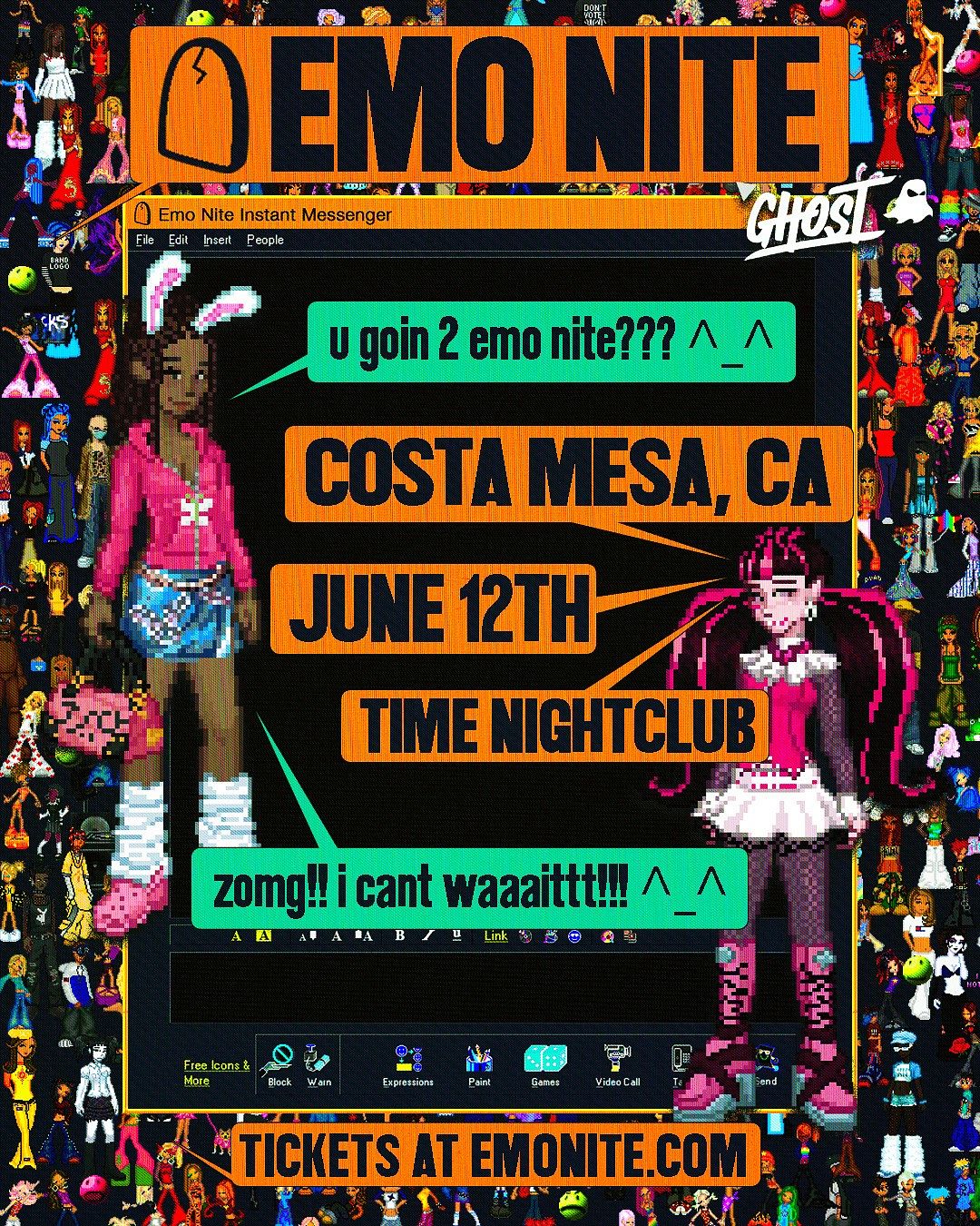 Emo Nite Tickets at TIME Nightclub in Costa Mesa by Time Nightclub | Tixr