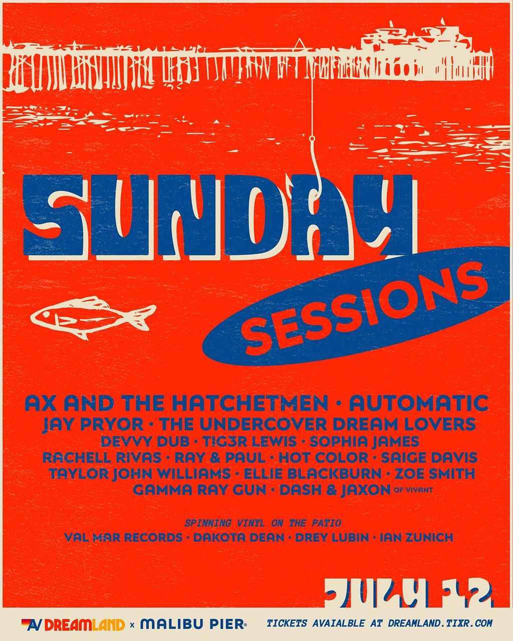 バーニー・マースデン/The Friday Rock Show Sessions SUNDAY SESSIONS - JULY 12 Tickets at Malibu Pier in MALIBU by