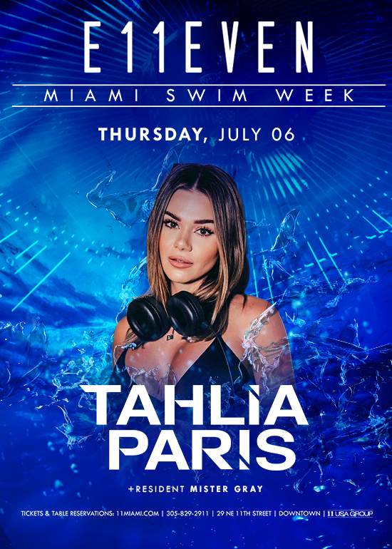 TAHLIA PARIS Tickets at E11EVEN Miami in Miami by 11 Miami | Tixr - Tahlia Paris: Sexy Pics Of The Sultry Social Media Star
