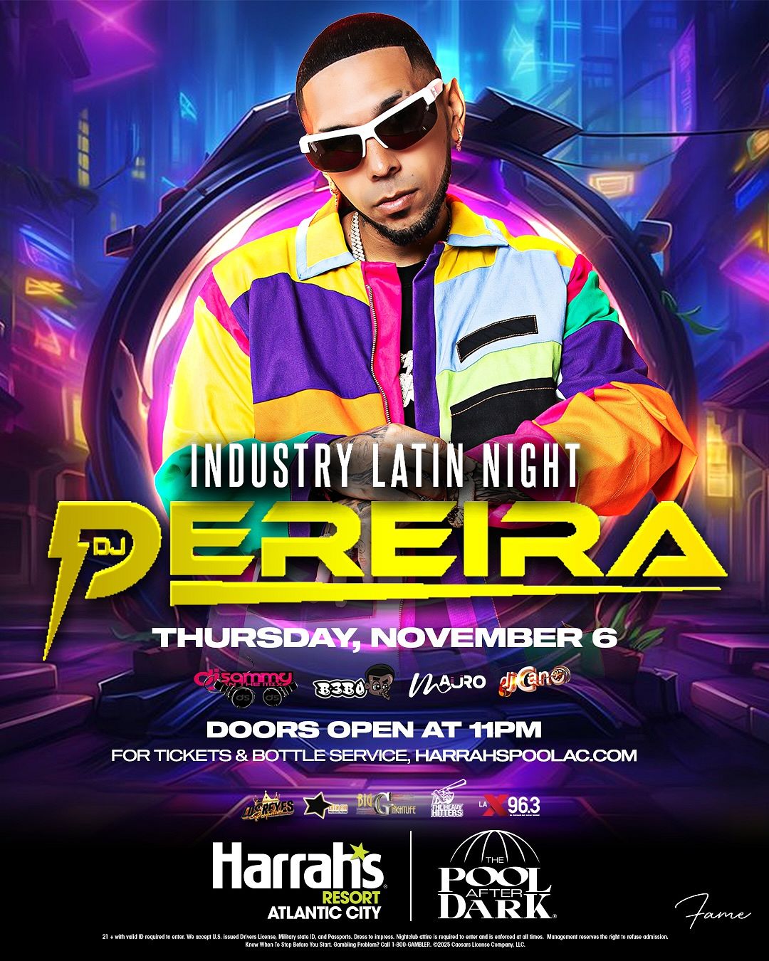 Industry Latin Night with DJ PEREIRA at The Pool After Dark Thursday, November 6, 2025