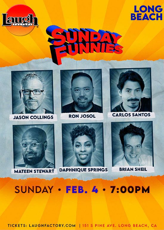 Sunday Funnies Tickets At Laugh Factory Long Beach In Long Beach By sunday-funnies-tickets-at-laugh-factory-long-beach-in-long-beach-by
