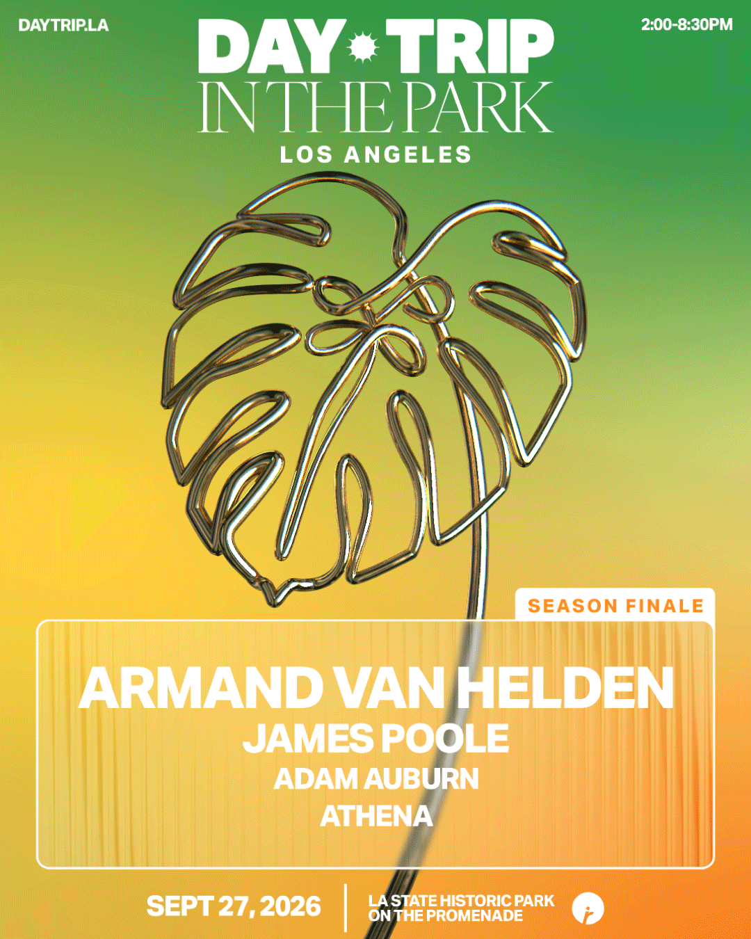 Lamiel ツアーパンフレット Day Trip feat. Armand Van Helden, James… Tickets | Tixr