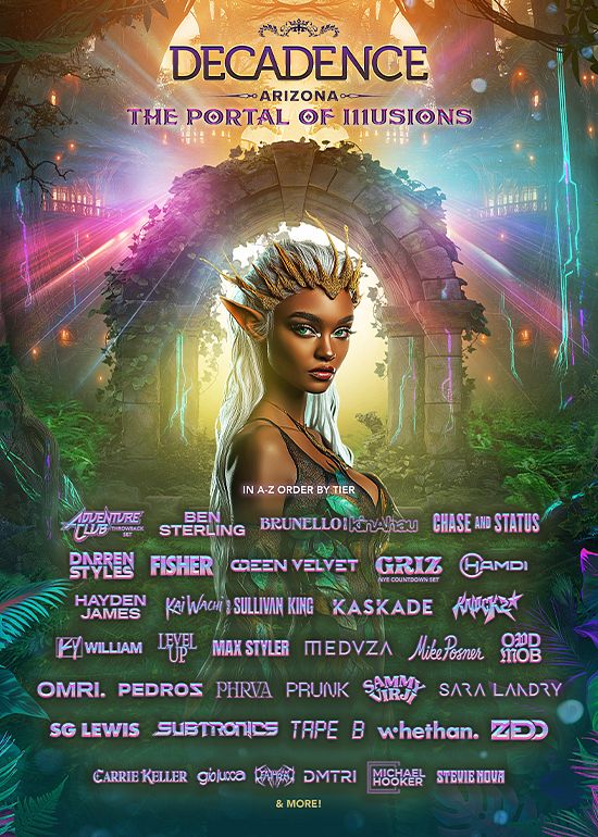 Decadence Arizona 2025 Tickets at Phoenix Raceway in Avondale by