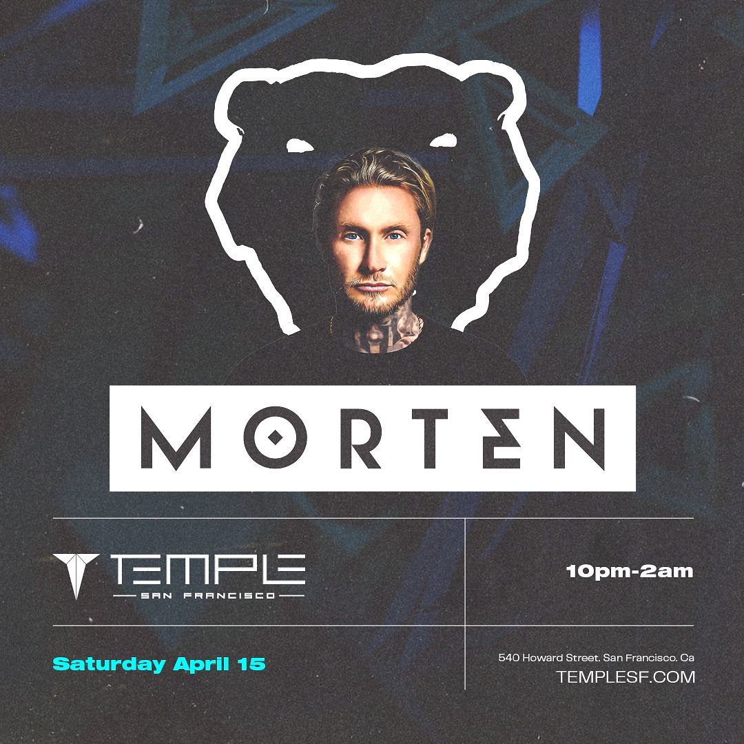 MORTEN Tickets at Temple in SF by Temple San