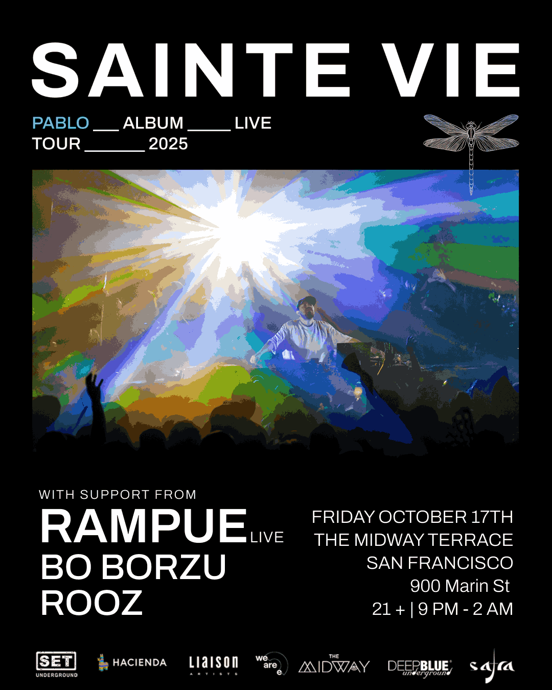 Set Underground presents: Sainte Vie Tickets at The Midway in San