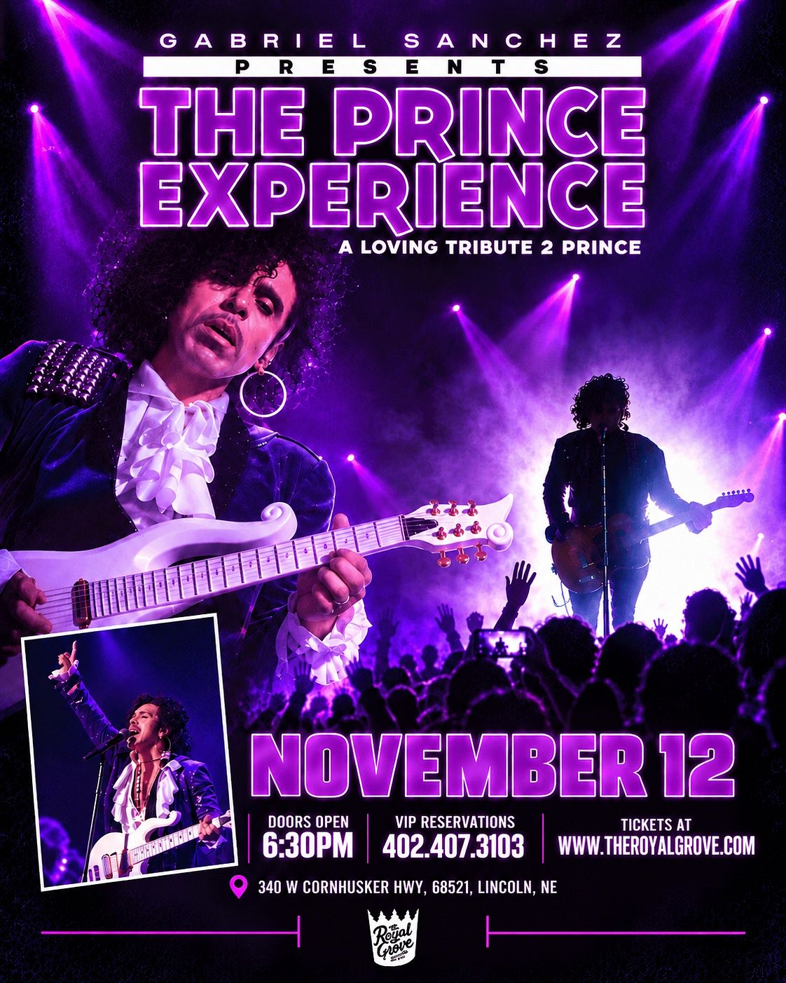 The Prince Experience | The Royal Grove Tickets | Tixr