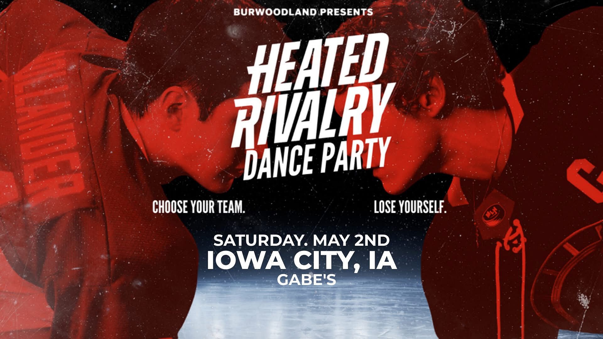 Heated Rivalry Dance Party Tickets at Gabe's in Iowa City by Gabe's | Tixr