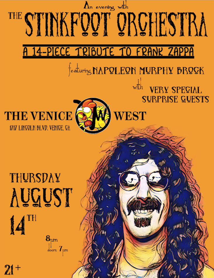 Stinkfoot Orchestra - A Tribute to Frank Zappa Tickets at The