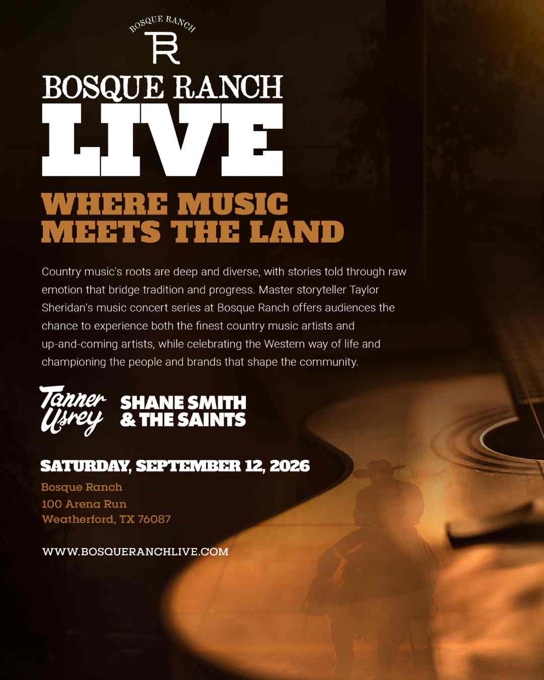 Lp Reed Ranch Bosque Bosque Ranch Live Tickets at Bosque Ranch in Weatherford by Afallon ...