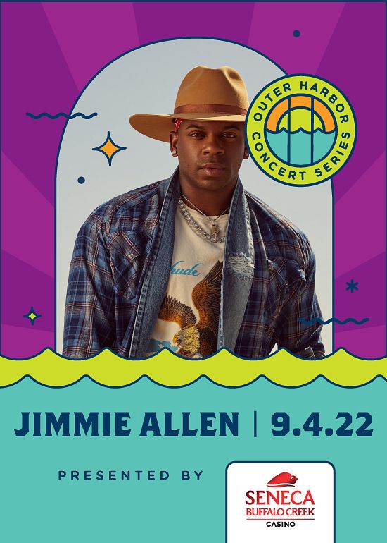 Seneca Casinos Outer Harbor Concert Jimmie Allen Tickets at Lakeside