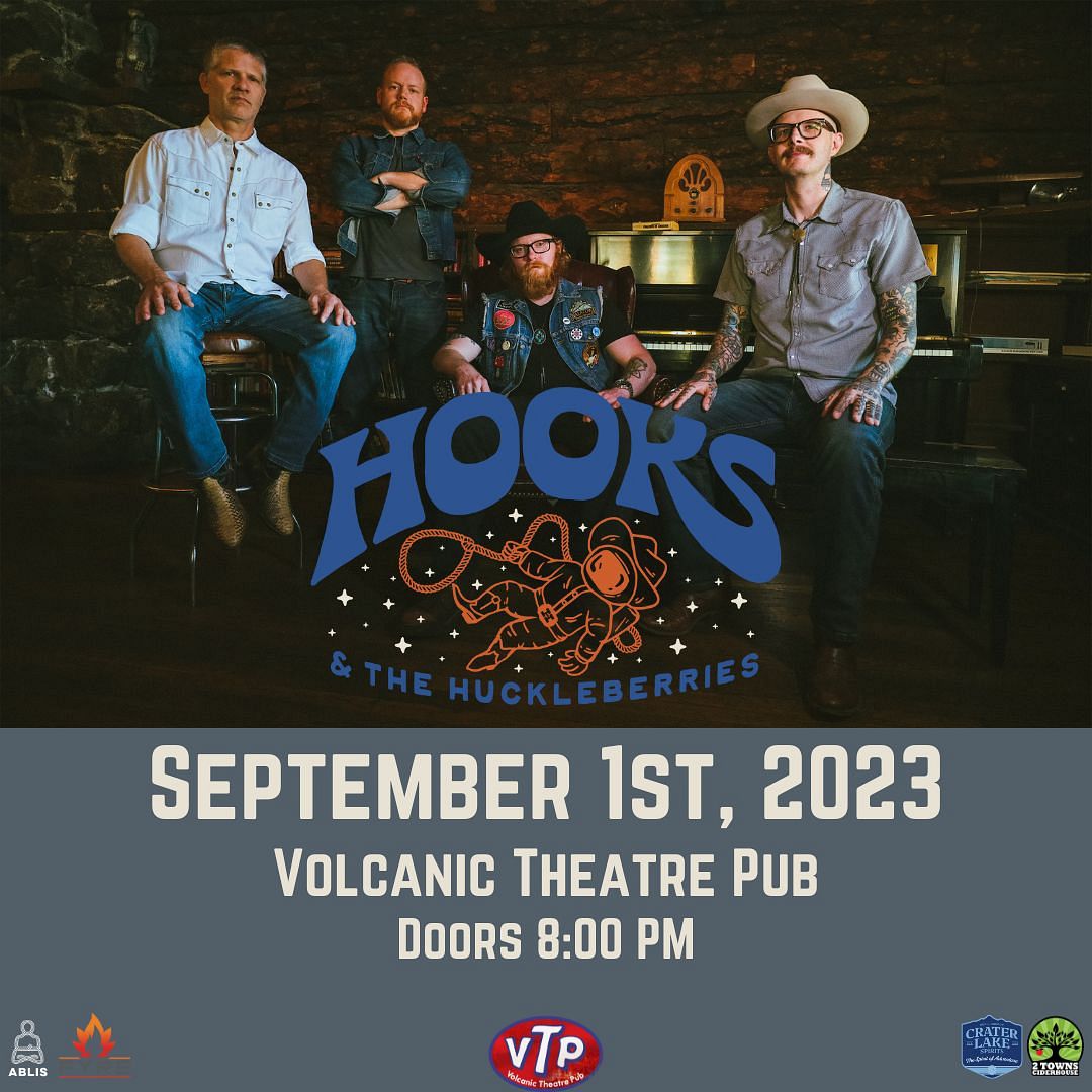 Hooks and The Huckleberries Tickets at Volcanic Theater Pub in Bend by