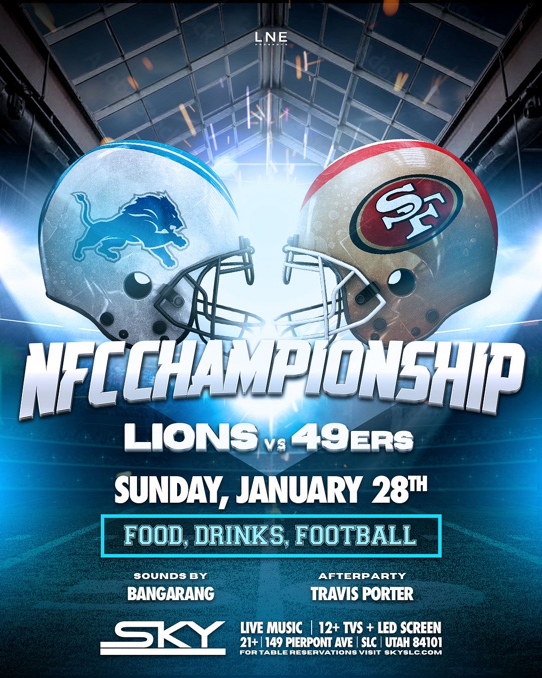 NFC CONFERENCE CHAMPIONSHIP WATCH PARTY at SKY