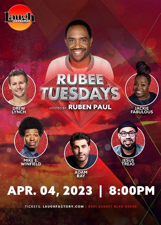 Rubee Tuesdays Tickets at Laugh Factory Hollywood in Los Angeles by