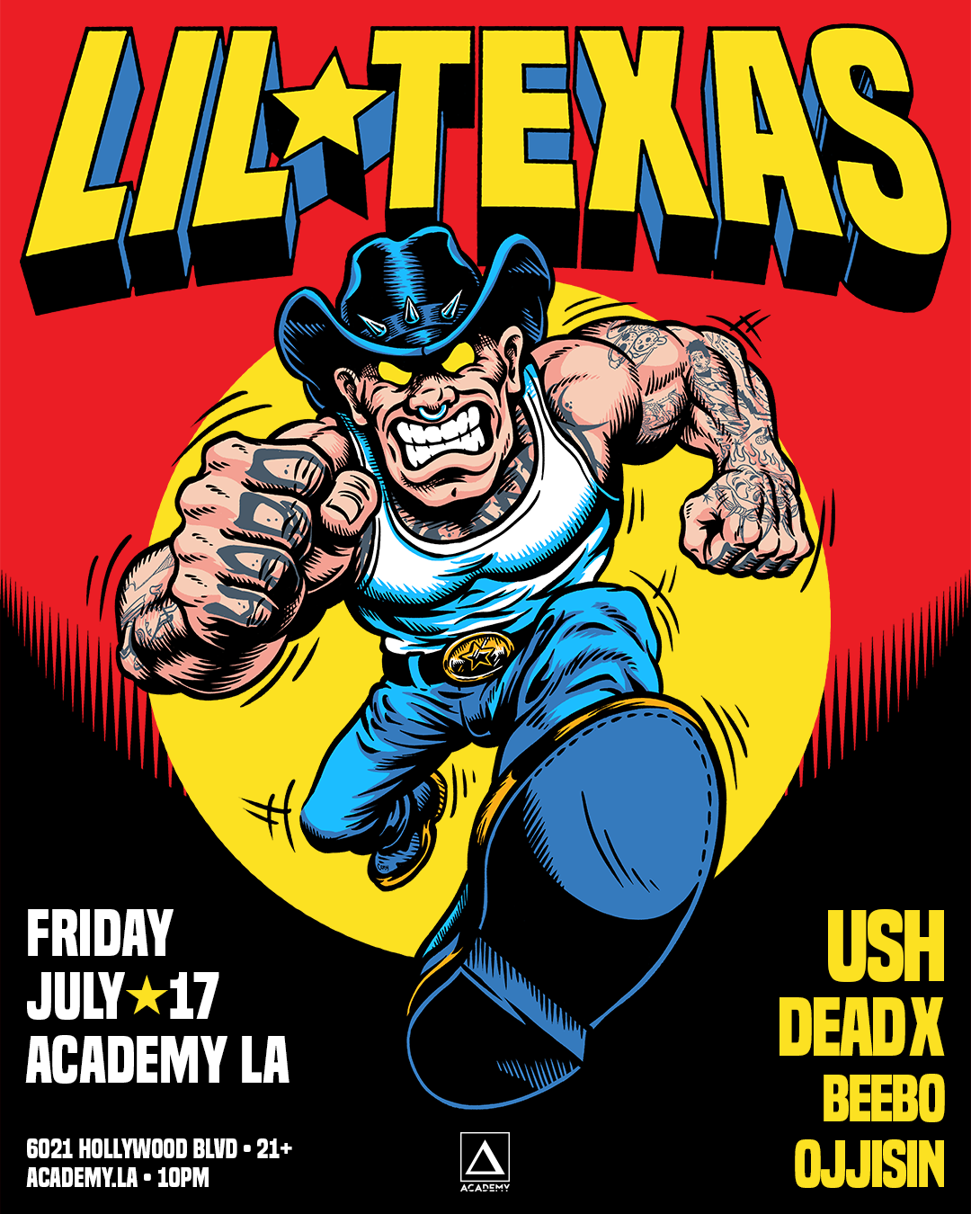 Lil Texas Tickets at Academy Nightclub in Los Angeles by Academy