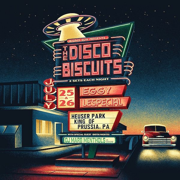 The Disco Biscuits (2 Nights) Tickets at Heuser Park in King of