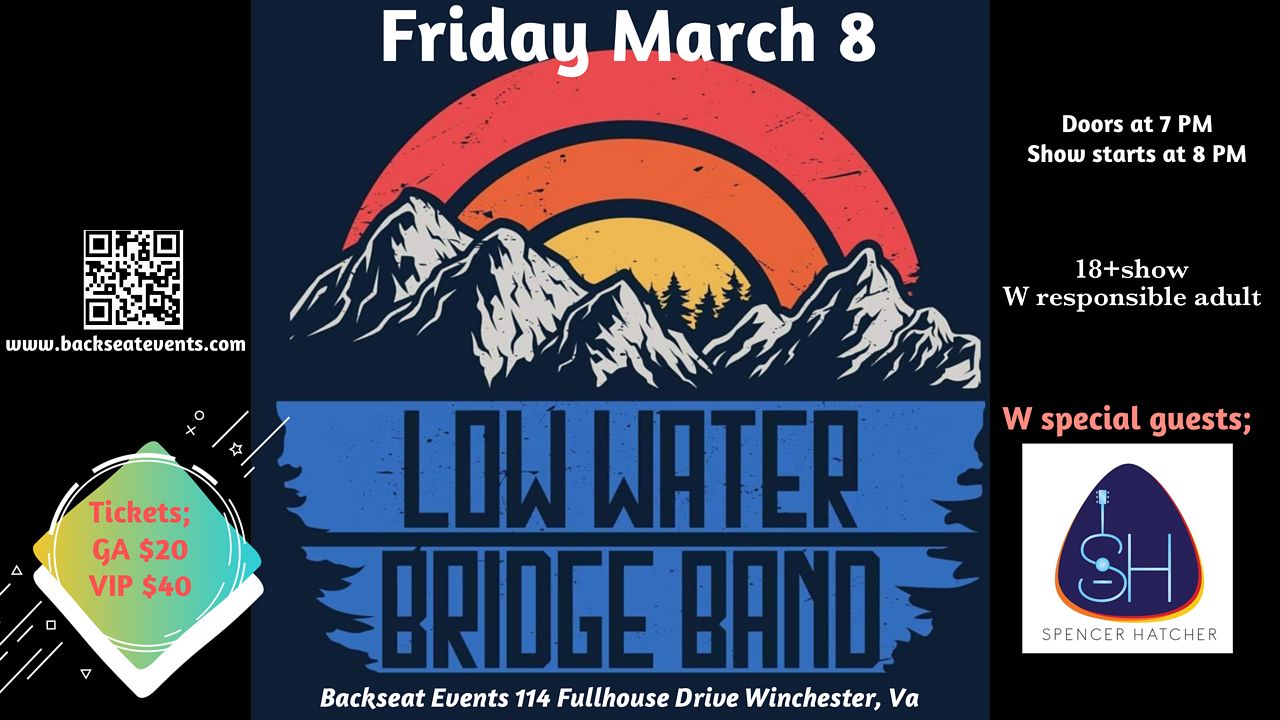 Low Water Bridge Band Tickets At Backseat Events In Winchester By   515187d7 04ba 4ef1 Aeea 23836c230ad0 