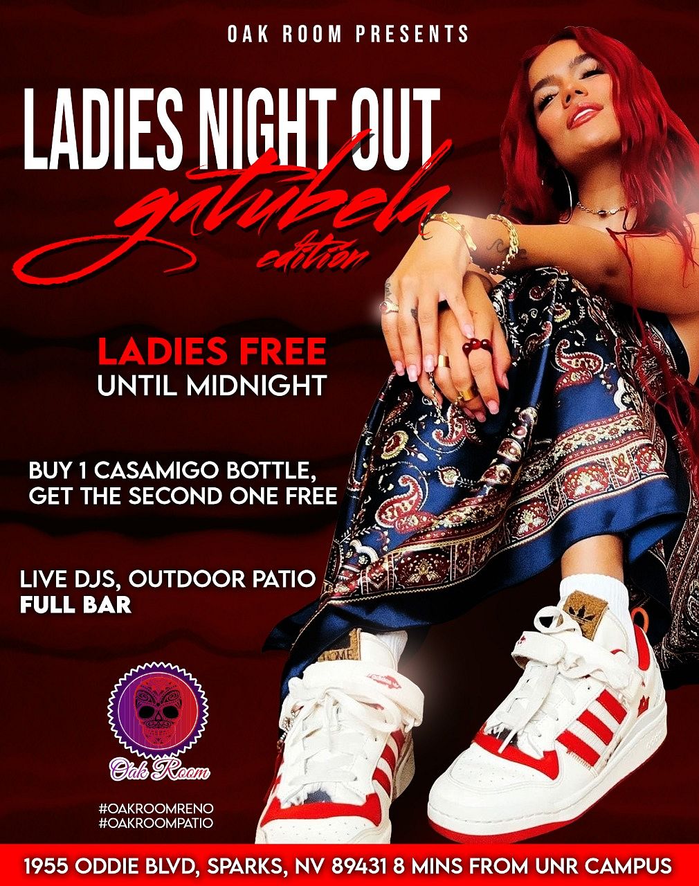 Ladies Night Gatubela Edition Tickets At Oak Room Lounge In Sparks By Oakroom Lounge Reno Tixr 