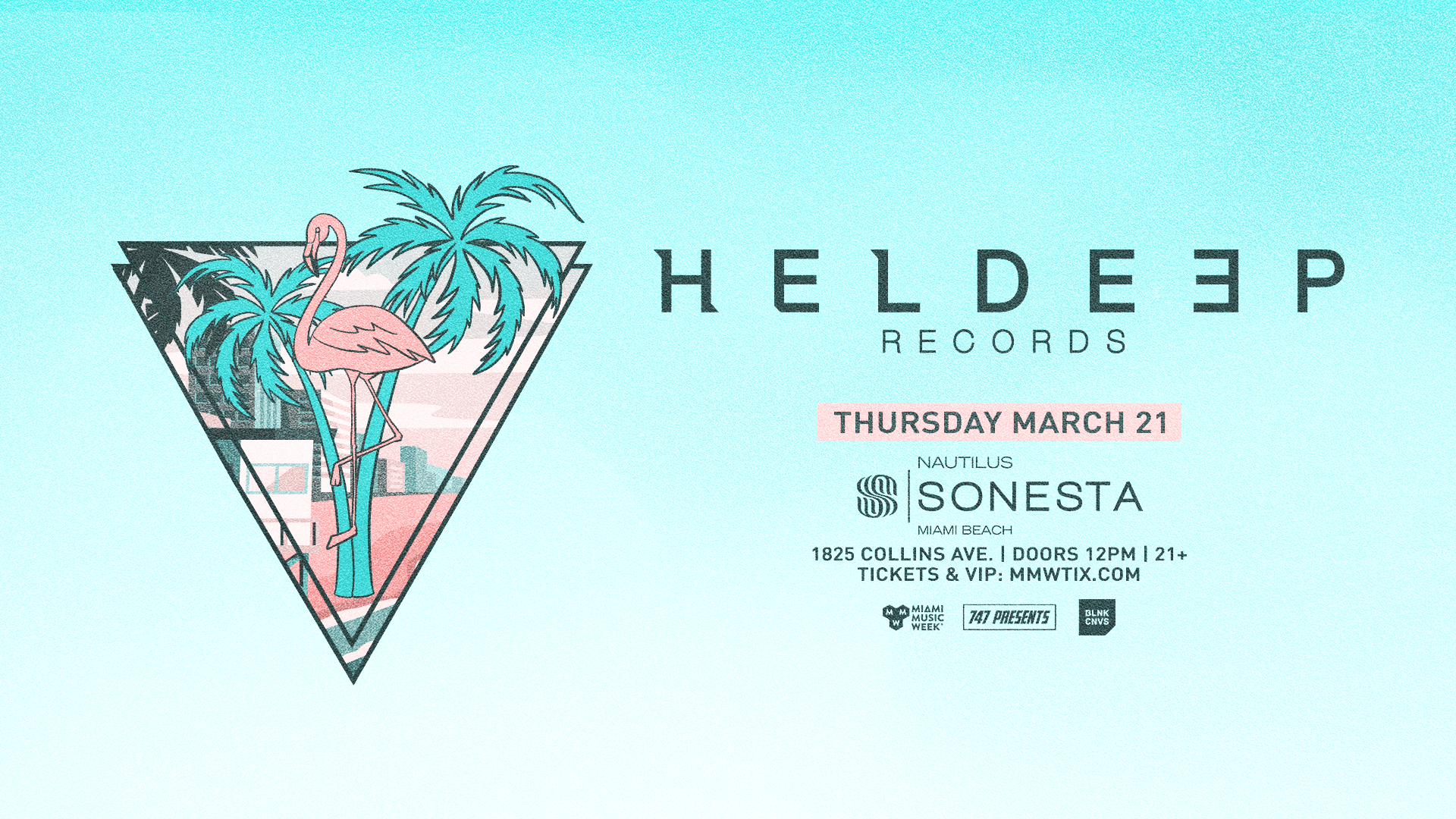 Heldeep Pool Party Tickets at Nautilus Sonesta Miami Beach in Miami