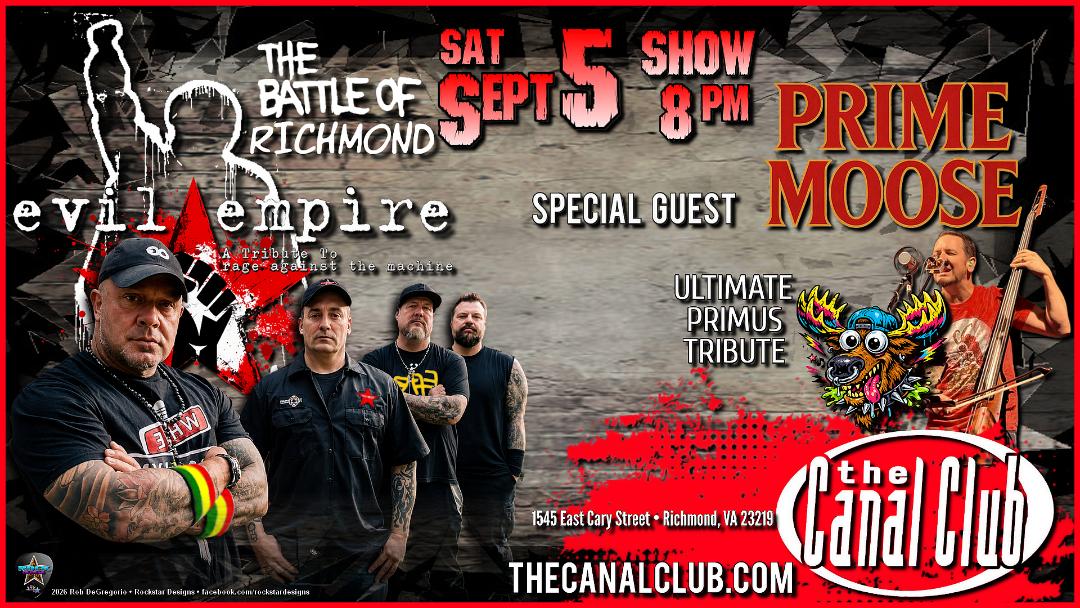 Evil Empire: Rage Against the Machine Tribute Tickets at The Canal
