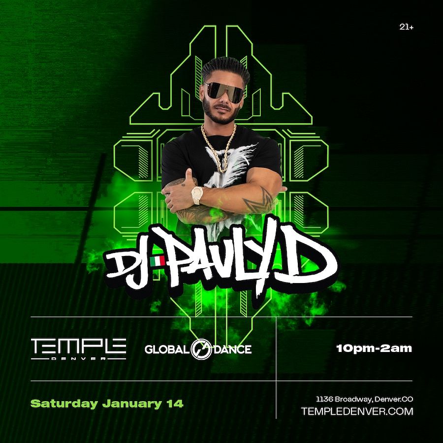 DJ Pauly D Tickets at Temple in Denver by Temple