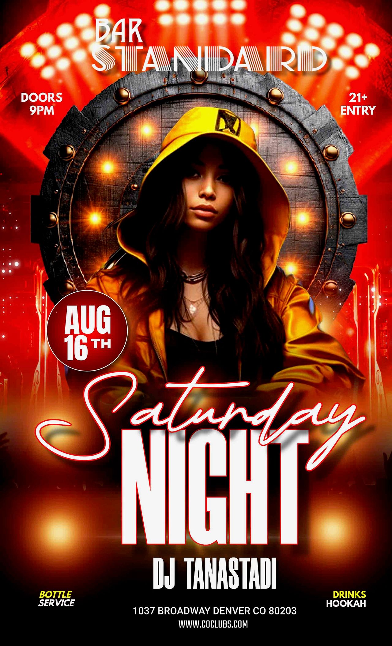 Saturday Night FT. TANASTADI Tickets at Bar Standard in Denver by Bar ...