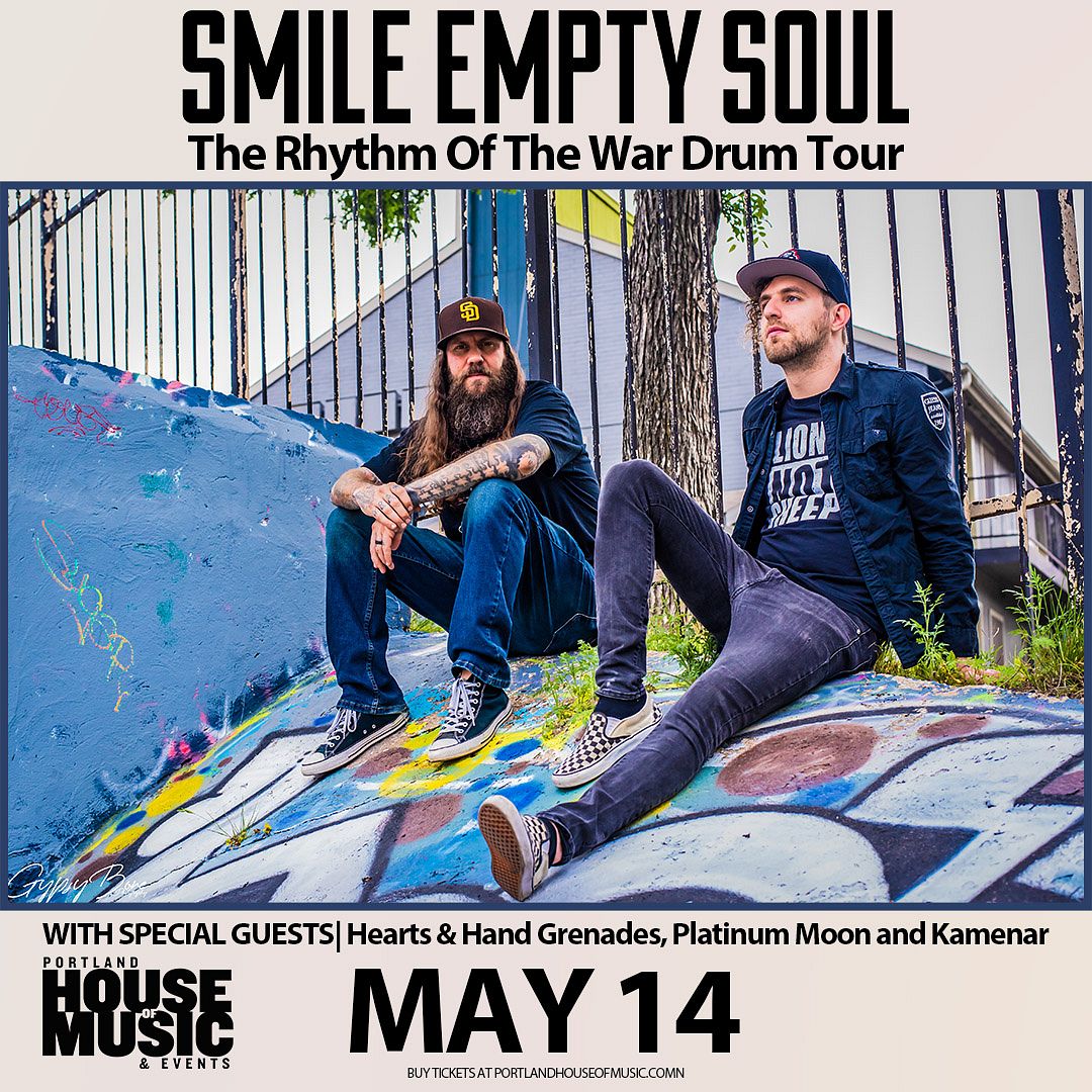 Smile Empty Soul The Rhythm Of The War Drum Tour Tickets at Portland