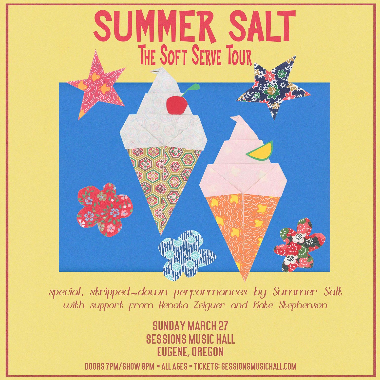 Summer Salt Tickets at Sessions Music Hall Main Hall in Eugene by