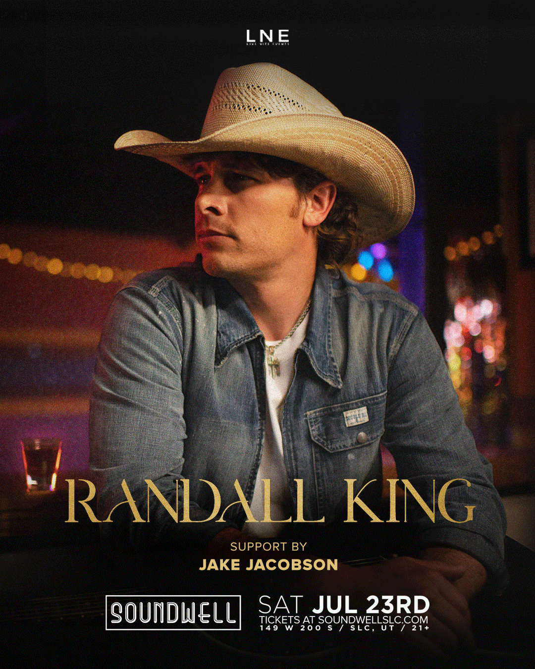 Randall King at Soundwell Tickets at Soundwell in Salt Lake City by Soundwell Tixr