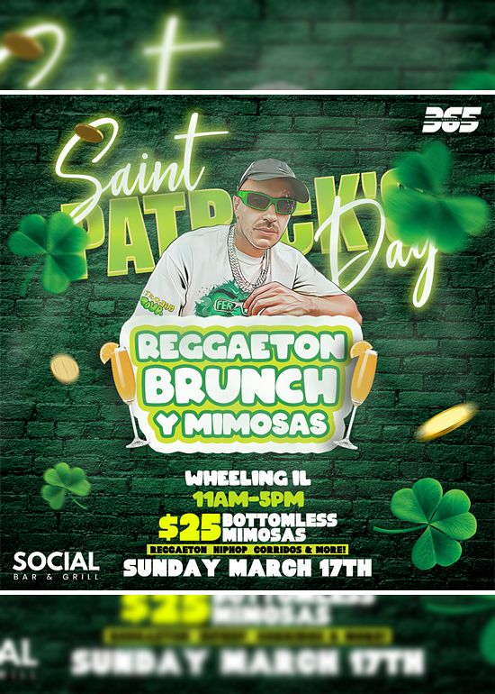 MIMOSAS Y PERREO BRUNCH PARTY Tickets At Social Bar & Grill In Wheeling ...