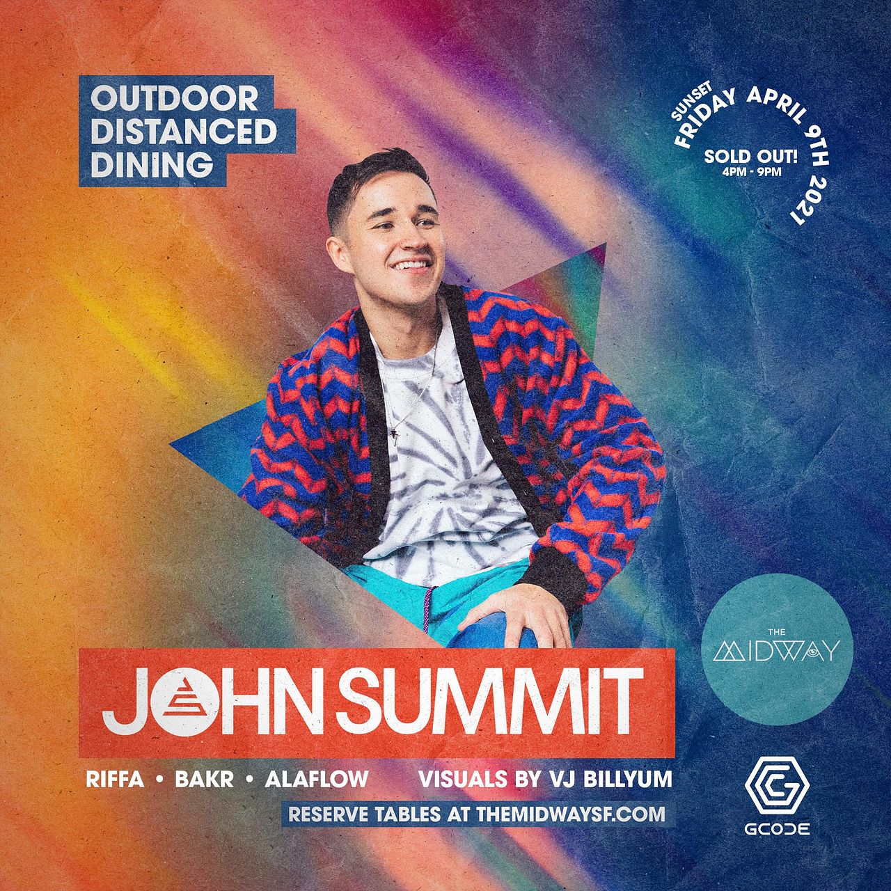 John Summit Outdoor Dining Tickets at The Midway in San Francisco by