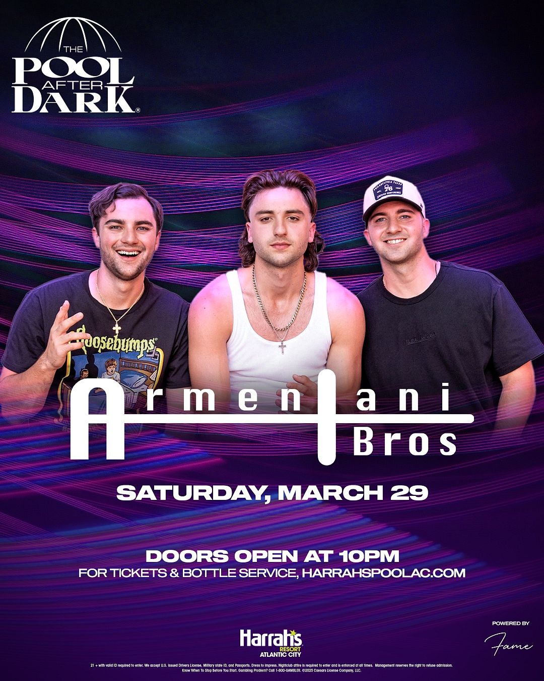 ARMENTANI BROTHERS at The Pool After Dark Saturday, March 29, 2025