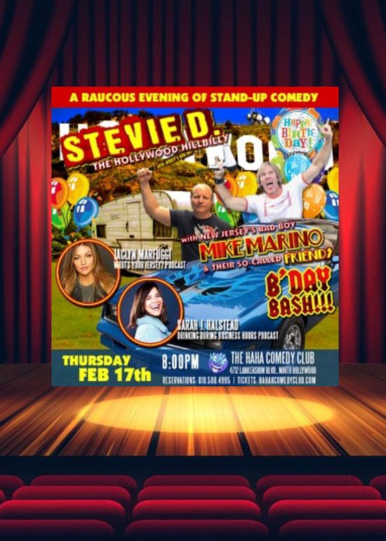 Mike Marino Stevie D S Birthday Bash Tickets At Your Computer Or Mobile Device Tixr At Ha Ha Comedy Club In Los Angeles At Ha Ha Comedy Club Tixr Mike Marino Stevie D S Birthday Bash Tickets At Your Computer Or Mobile Device Tixr At Ha Ha Comedy Club In Los Angeles At Ha Ha Comedy Club Tixr