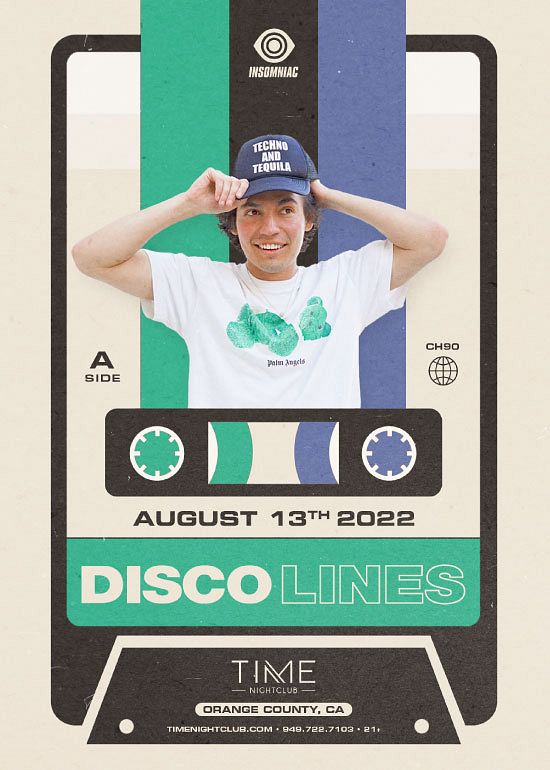 Disco Lines Tickets at TIME in Costa Mesa by Time