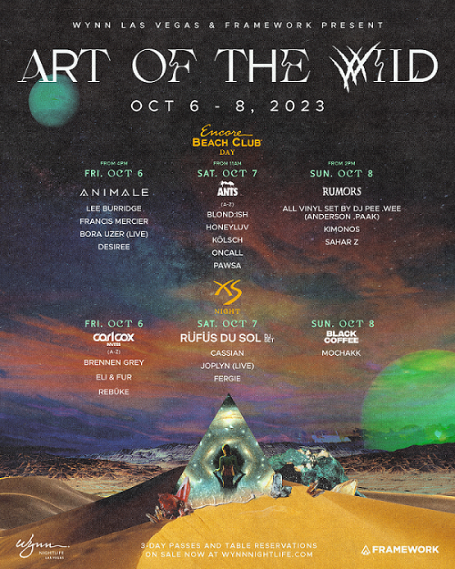 ART OF THE WILD - 3 Day Pass Tickets at XS Nightclub in Las Vegas by XS ...