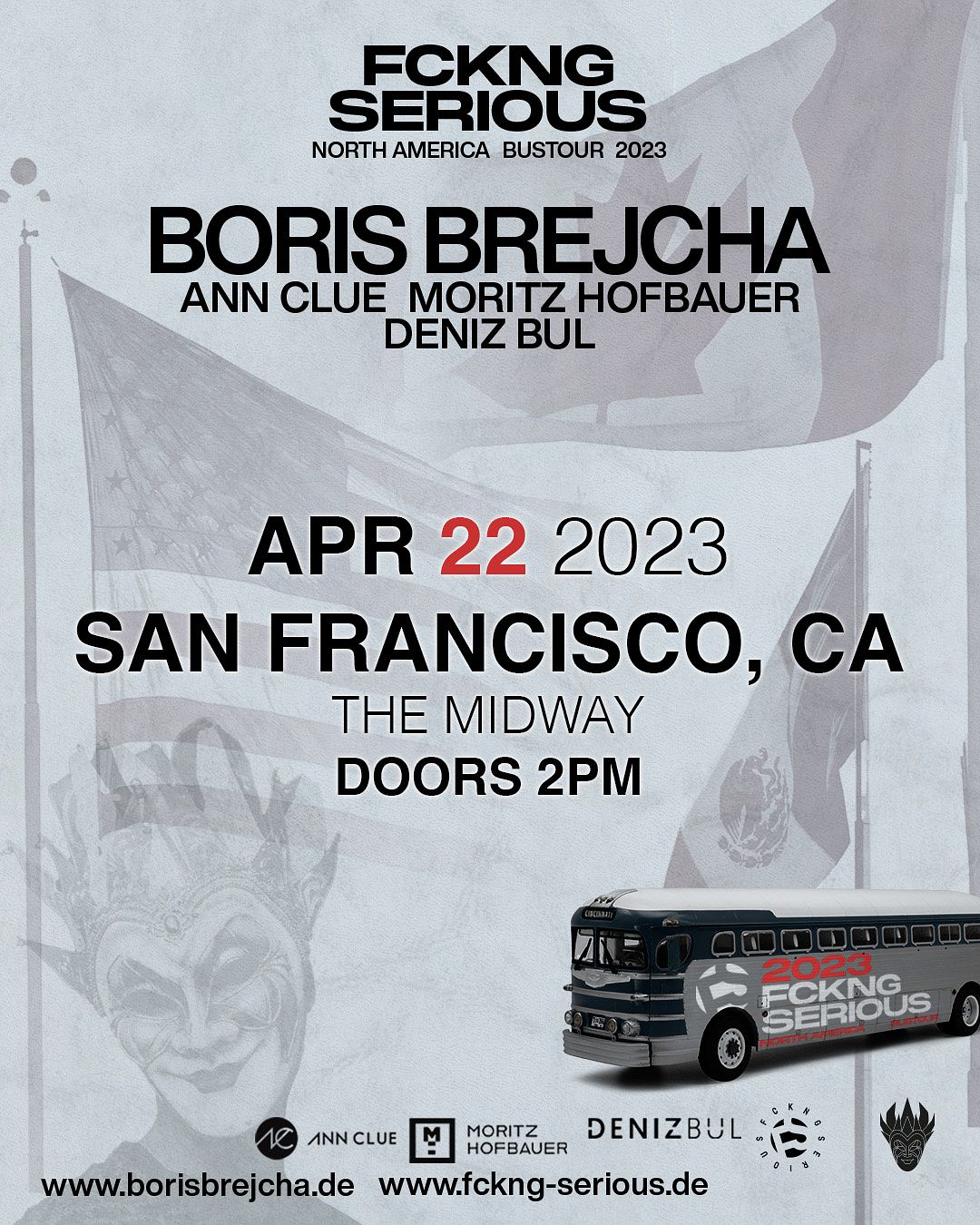 FCKNG SERIOUS Boris Brejcha Block Party Tickets at The Midway in San Francisco by The Midway SF