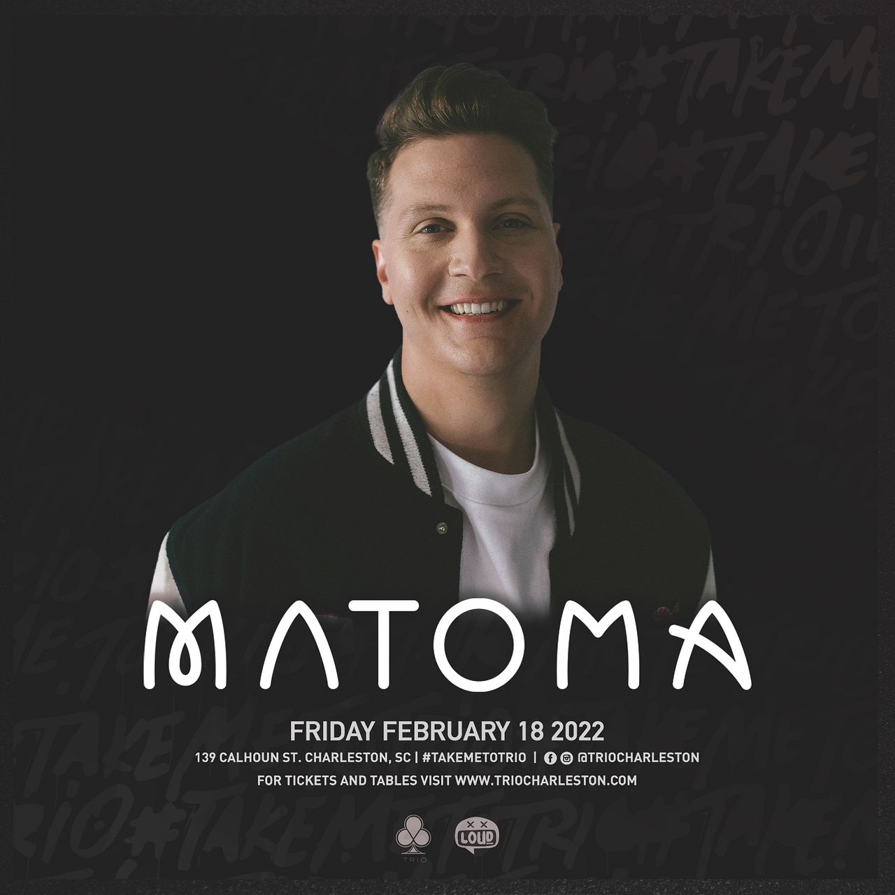 Matoma Tickets at Trio in Charleston by Loud Crowd Charleston Tixr