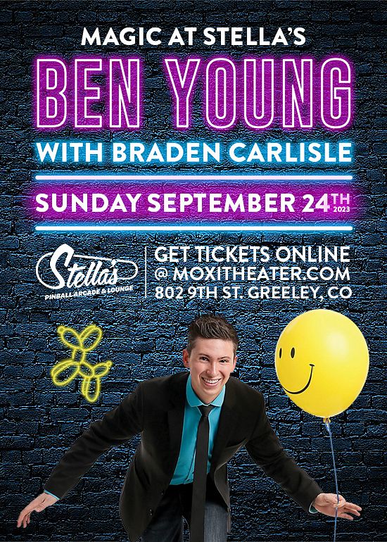 Magic Afternoon's with Braden Carlisle, Ben Young Tickets at Stella's Pinball Arcade and Lounge