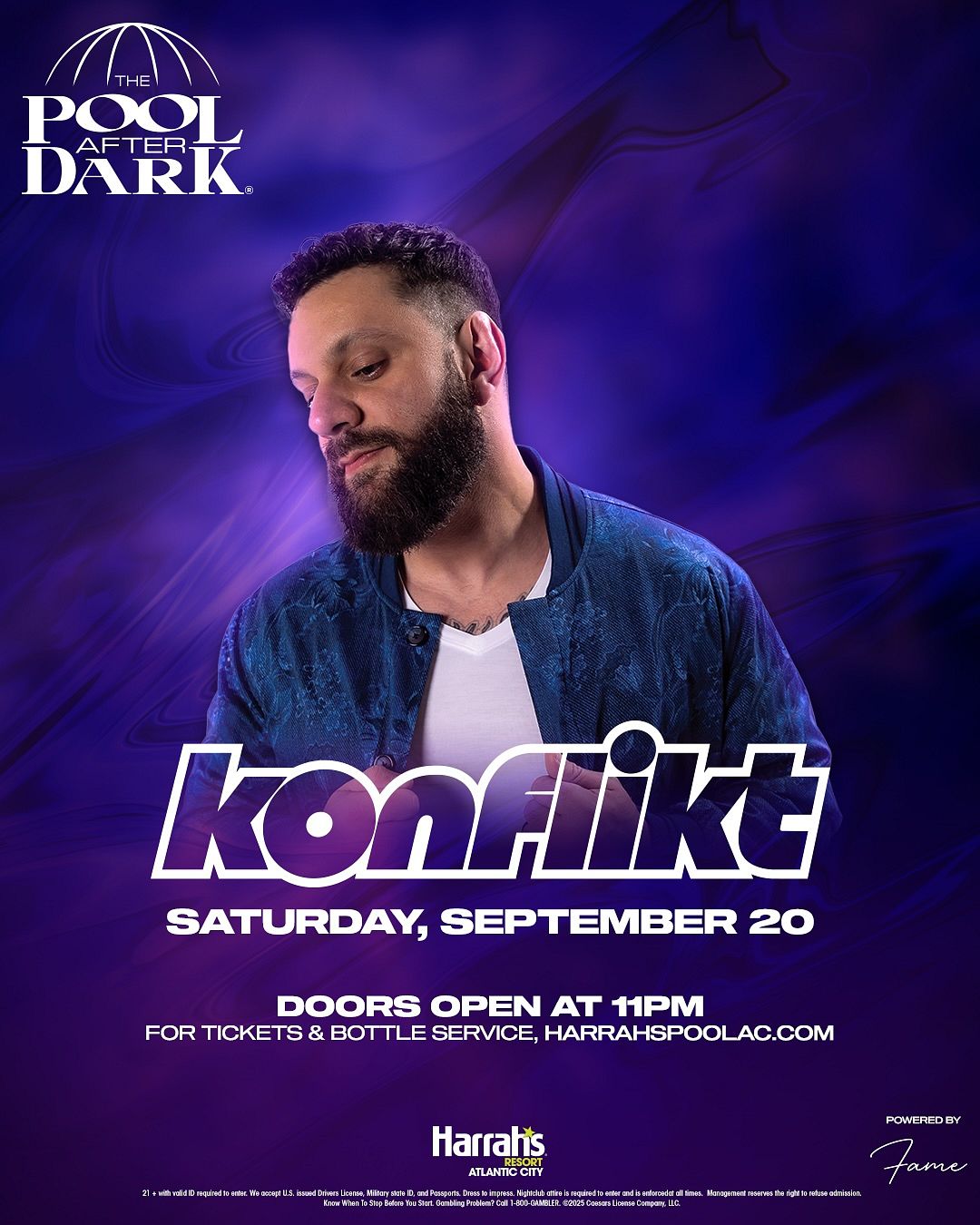 DJ KONFLIKT at The Pool After Dark Saturday, September 20, 2025