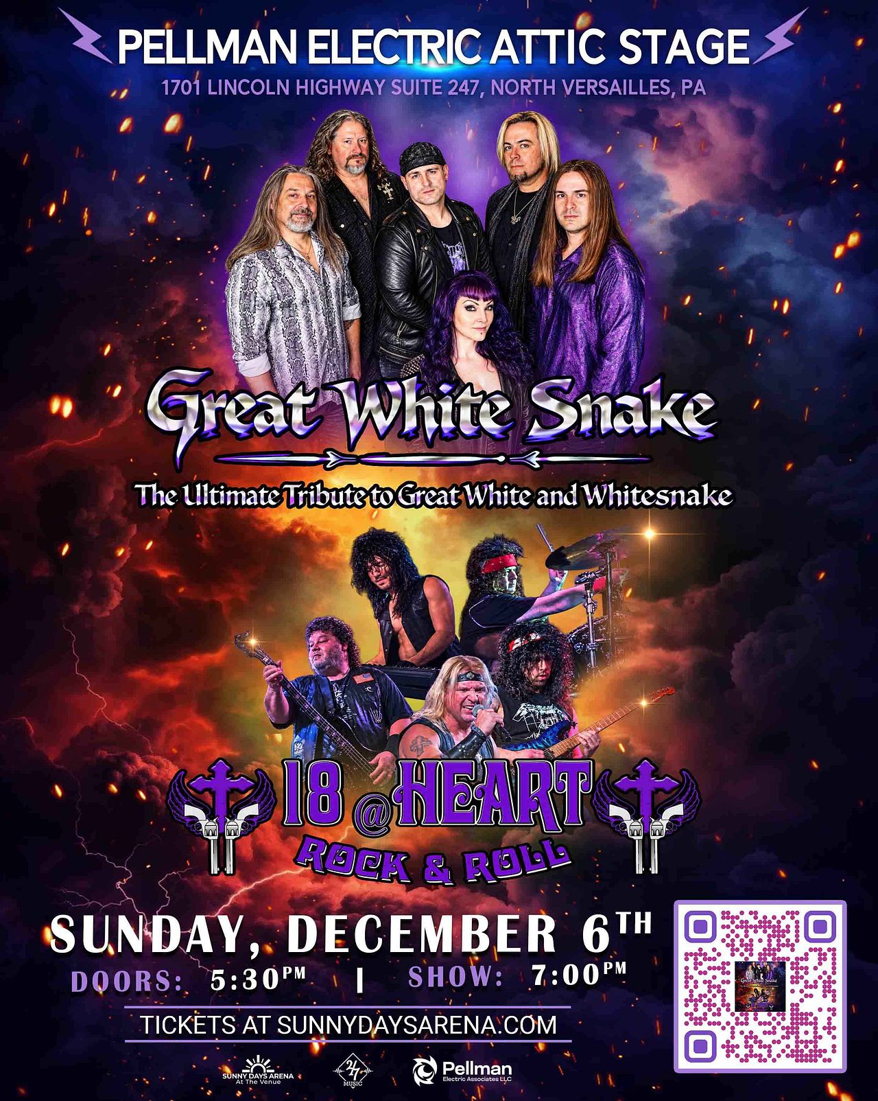Great White Snake with 18 at Heart: 80s… Tickets | Tixr