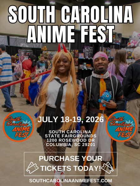 South Carolina Anime Fest Tickets at South Carolina State Fairgrounds ...